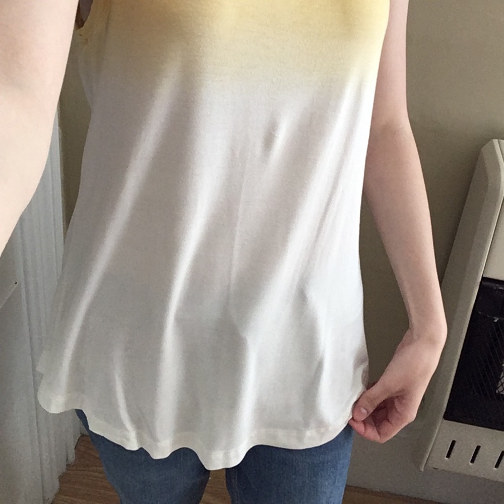 American Eagle Yellow Ombré Tank Top, Size S - Picture 3 of 6